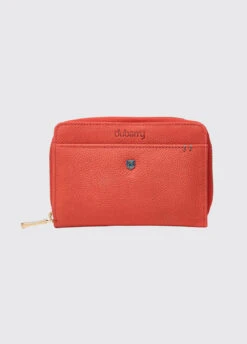 Dubarry Portrush Leather Wallet - Coral