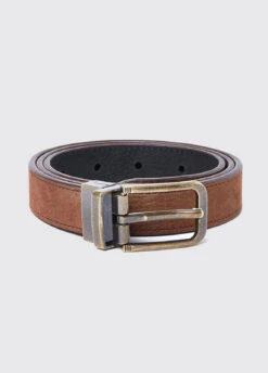 Dubarry Foynes Leather Belt - Walnut