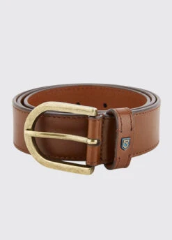 Dubarry Porthall Leather Belt - Chestnut