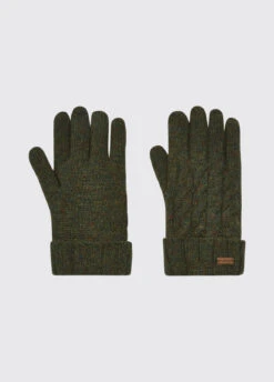 Dubarry Buckley Knitted Gloves - Olive