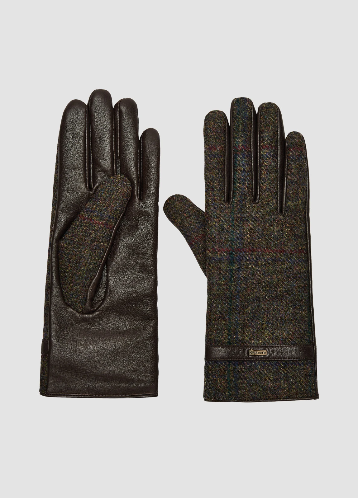 Dubarry Ballycastle Tweed Leather Gloves - Hemlock 3 Dubarry Ballycastle Tweed Leather Gloves - Hemlock