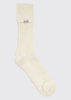 Dubarry Holycross Alpaca Socks - Cream