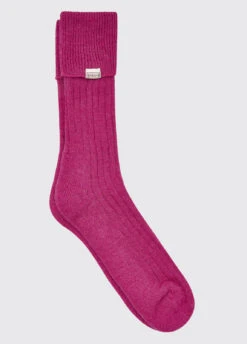 Dubarry Holycross Alpaca Socks - Pink