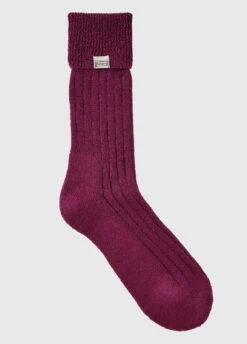 Dubarry Holycross Alpaca Socks - Currant