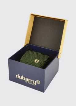 Dubarry Knockroe Knitted Silk Tie - Olive -Dubarry Sales 985609 3JBdvCfTSqZoeW