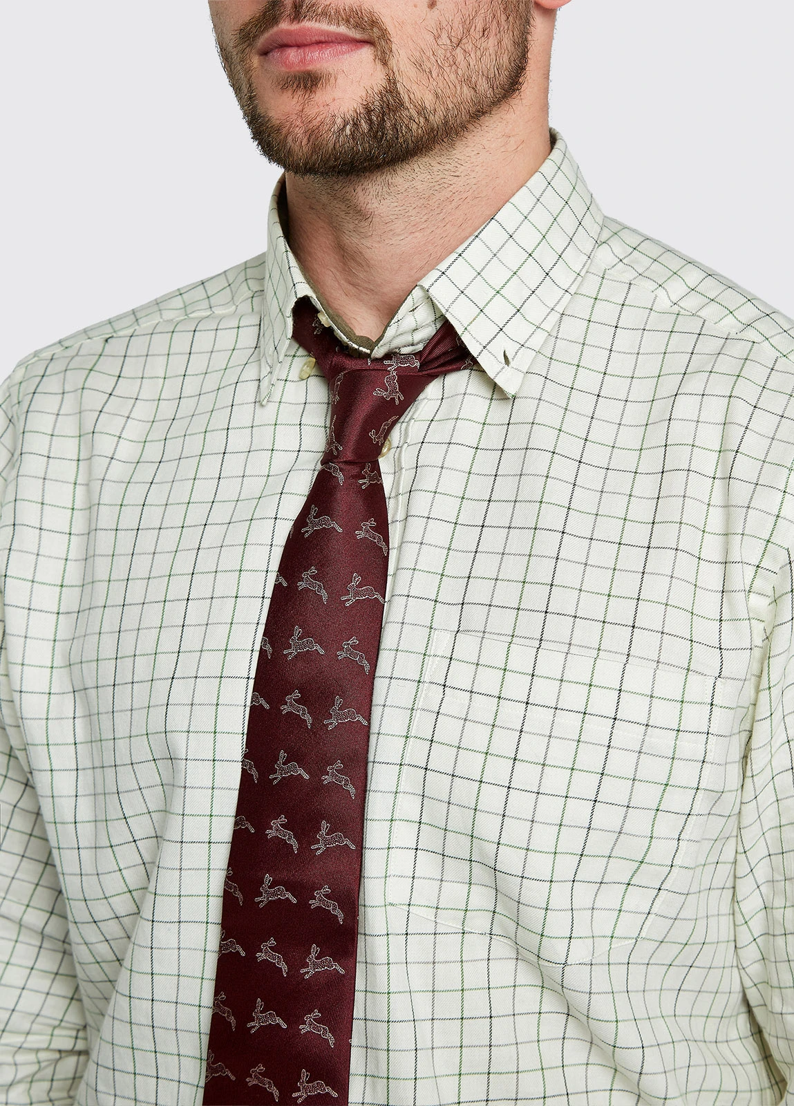 Dubarry Lacken Silk Tie - Merlot Multi 4 Dubarry Lacken Silk Tie - Merlot Multi - Image 2