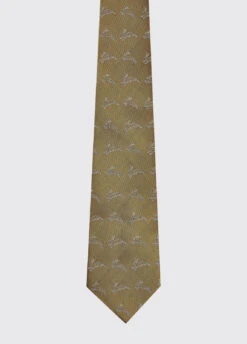 Dubarry Lacken Silk Tie - Gold