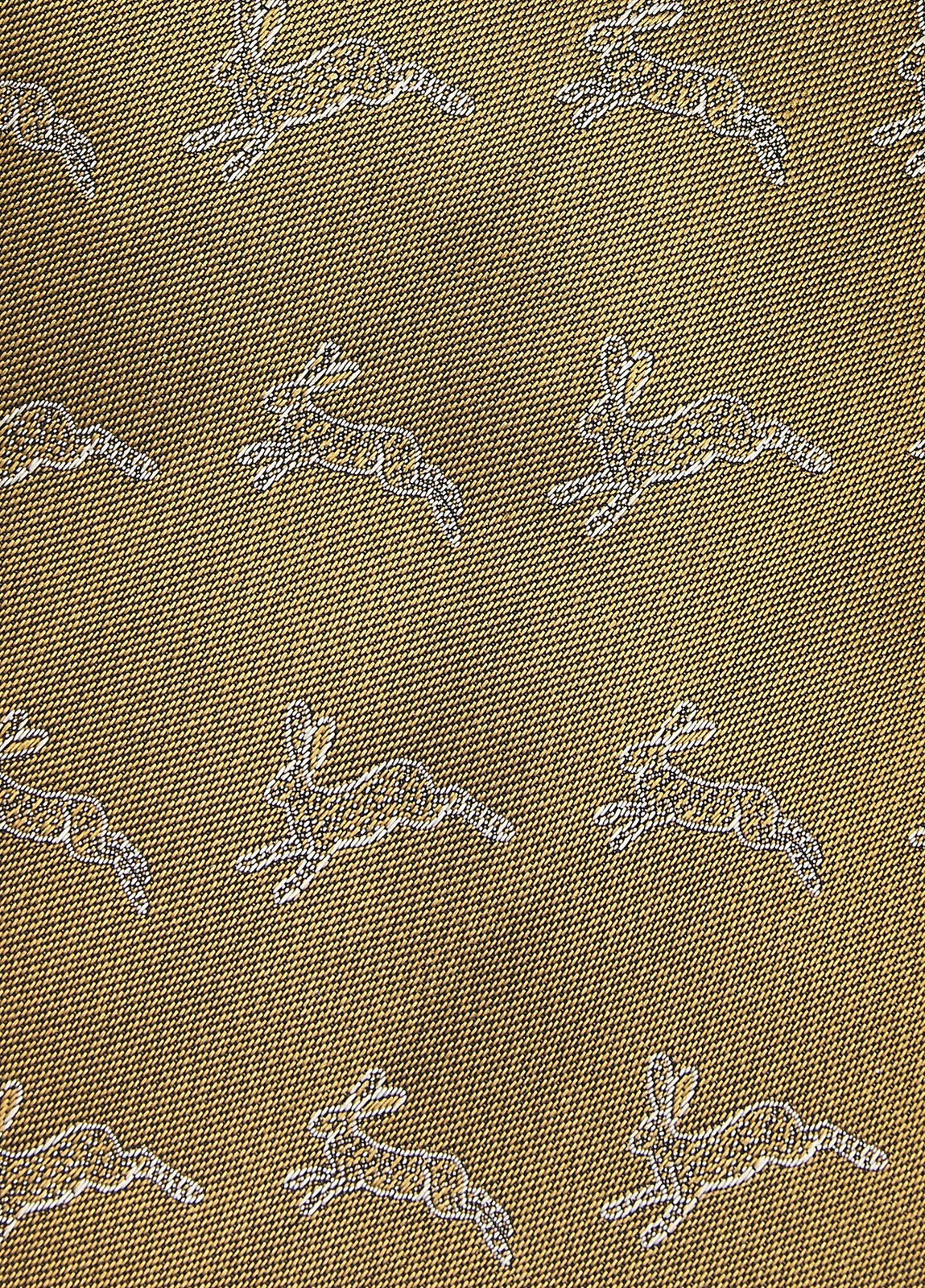 Dubarry Lacken Silk Tie - Gold 6 Dubarry Lacken Silk Tie - Gold - Image 4