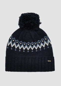 Dubarry Connolly Fair Isle Hat - Navy