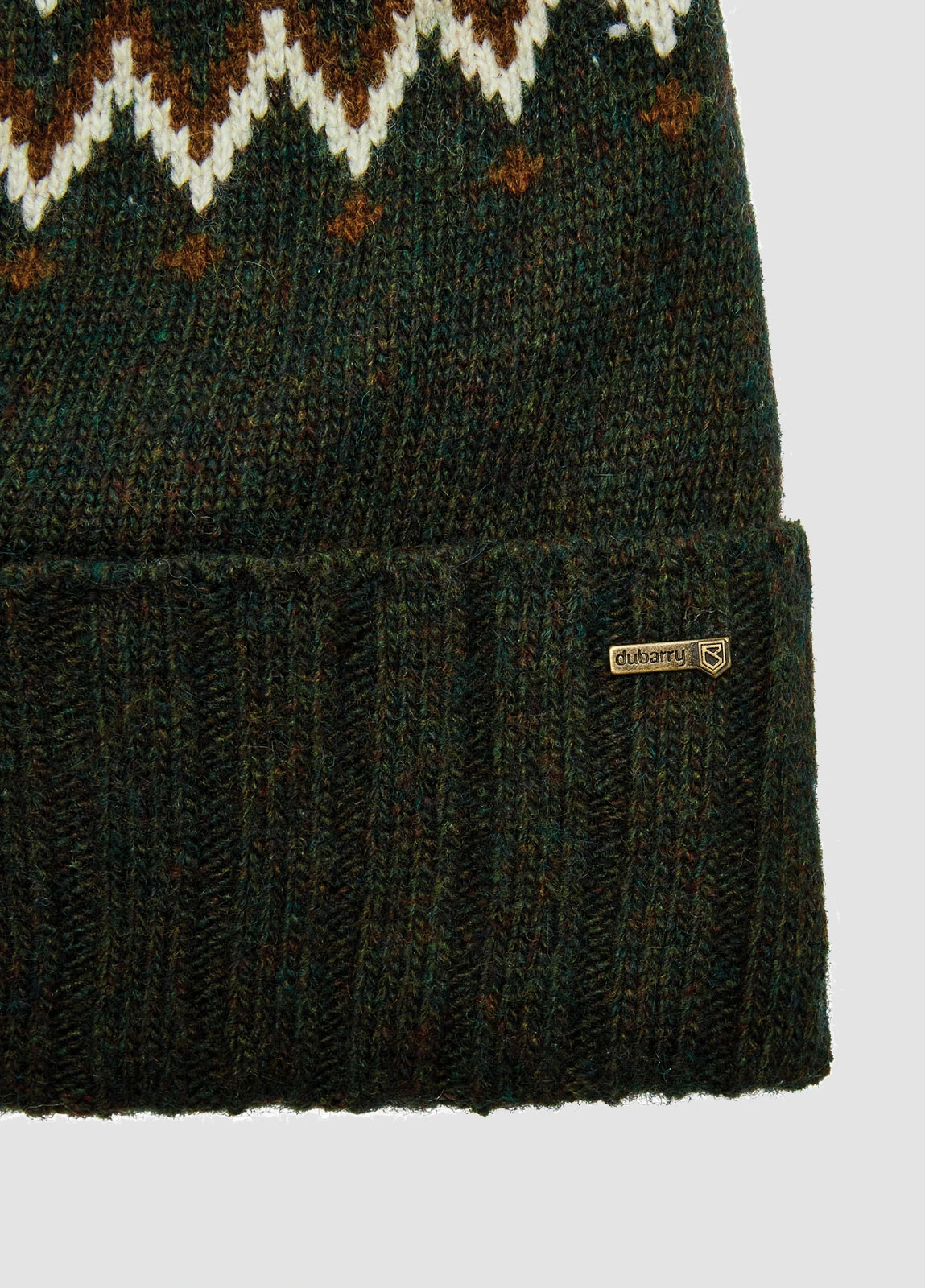 Dubarry Connolly Fair Isle Hat - Olive 4 Dubarry Connolly Fair Isle Hat - Olive - Image 2