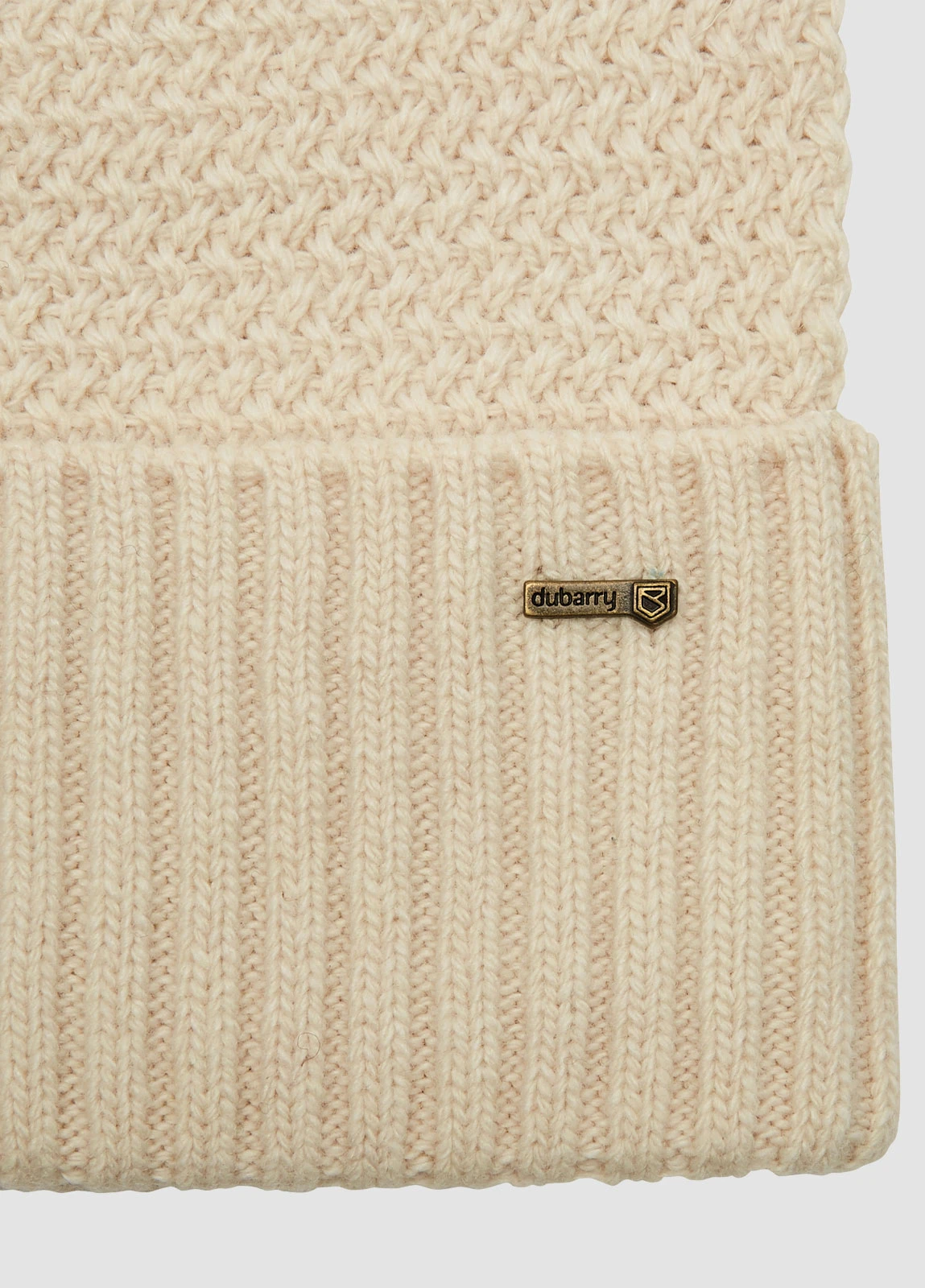 Dubarry Thormond Knitted Hat - Chalk 4 Dubarry Thormond Knitted Hat - Chalk - Image 2