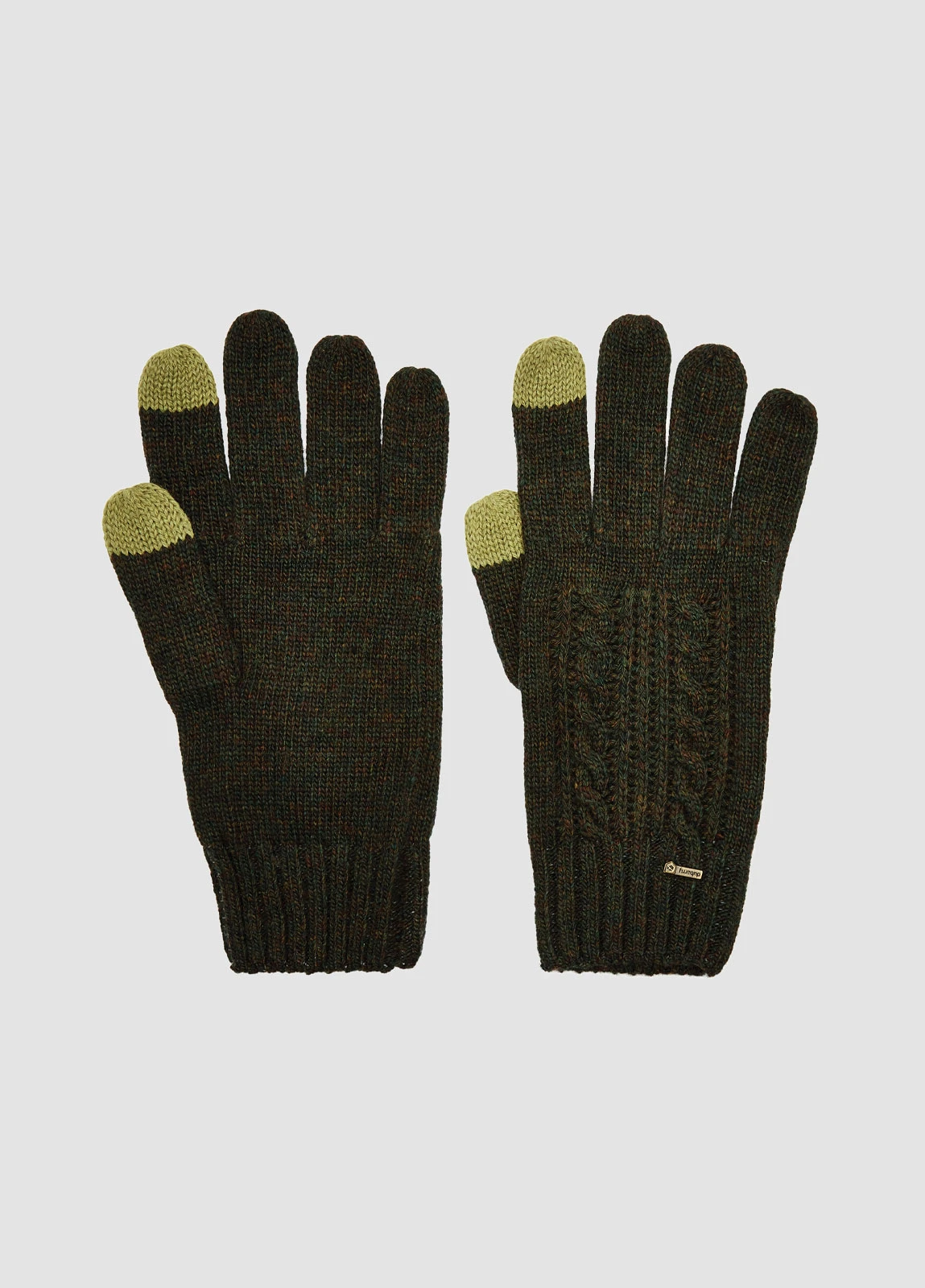 Dubarry Tory Knitted Gloves - Olive 3 Dubarry Tory Knitted Gloves - Olive