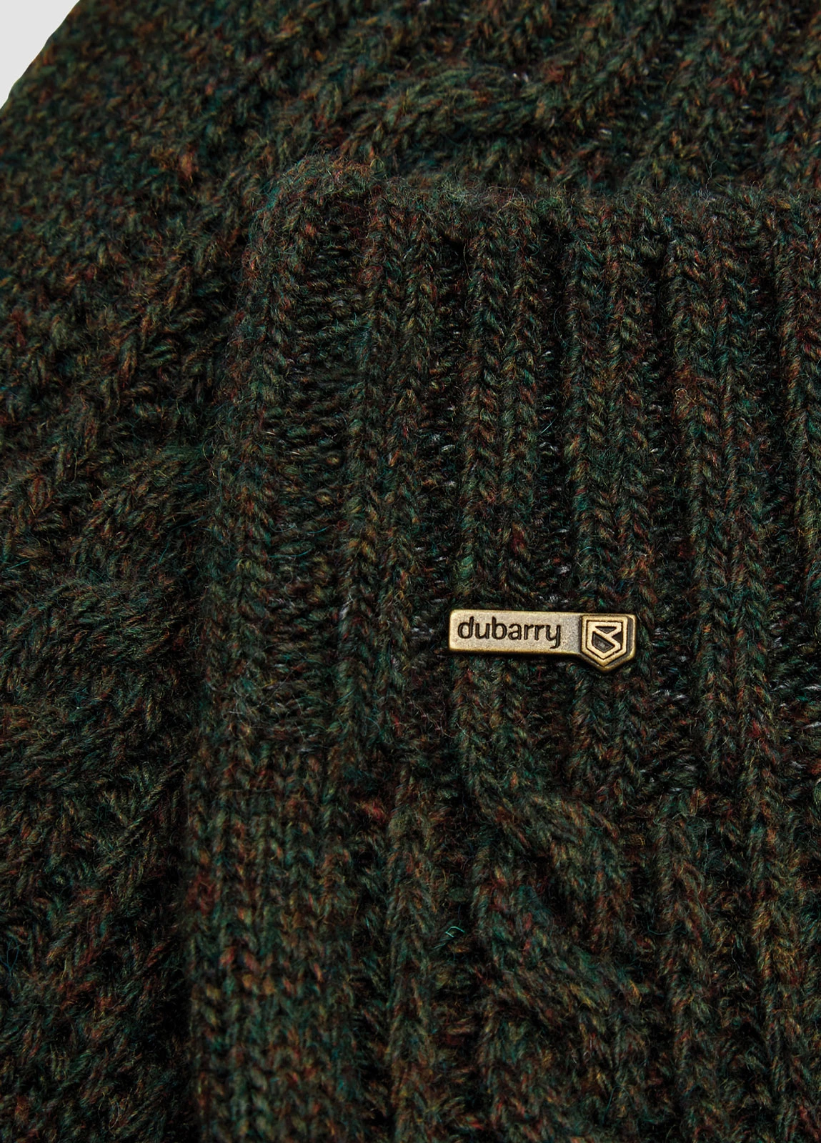 Dubarry Tory Knitted Gloves - Olive 4 Dubarry Tory Knitted Gloves - Olive - Image 2