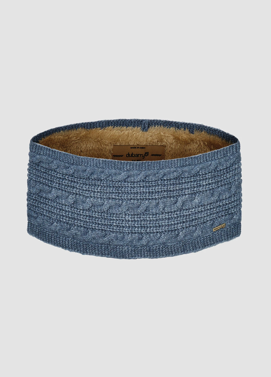 Dubarry Puffin Knitted Headband - Slate Blue 3 Dubarry Puffin Knitted Headband - Slate Blue