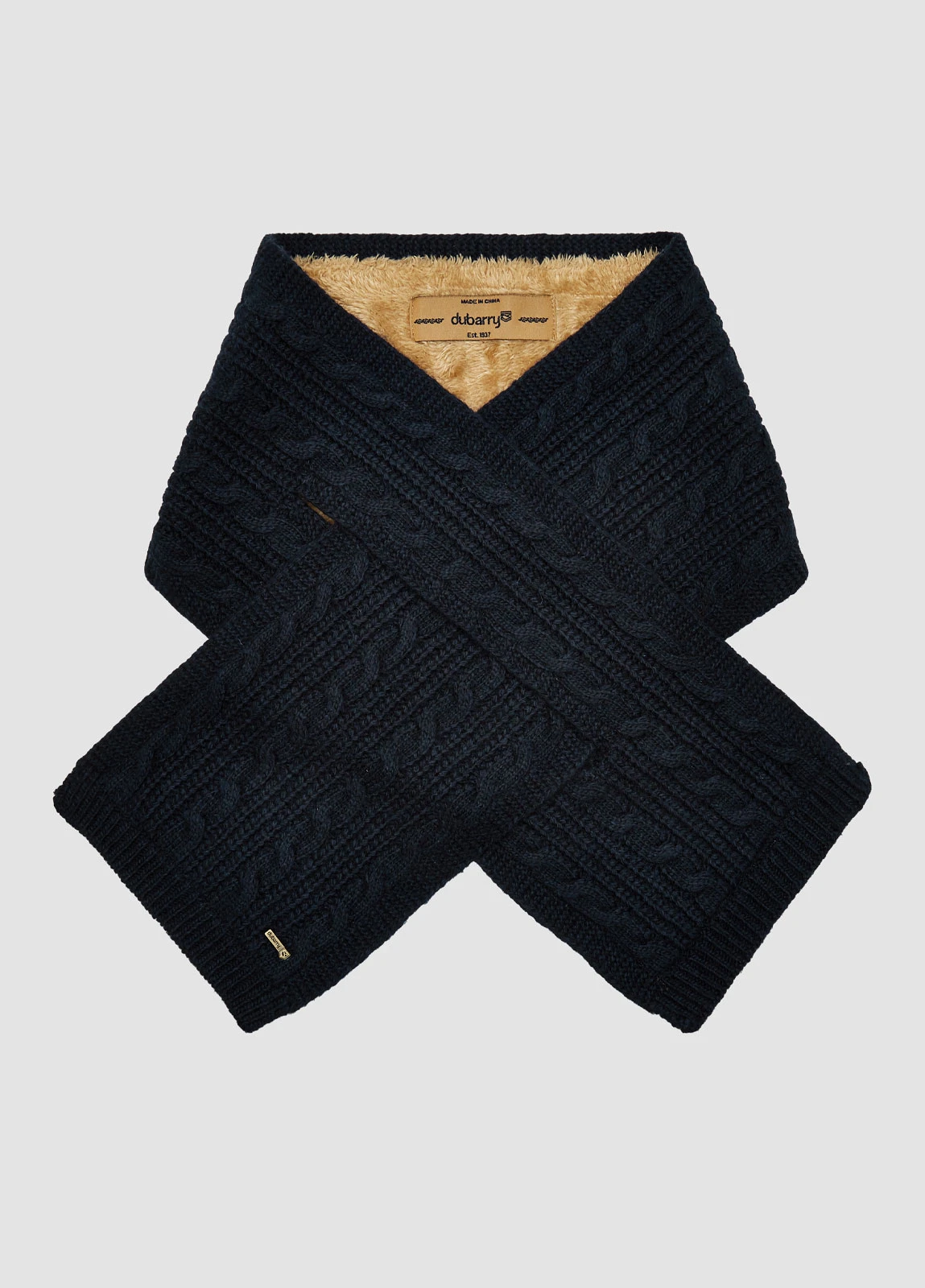 Dubarry Macroom Knitted Neck Warmer - Navy 3 Dubarry Macroom Knitted Neck Warmer - Navy