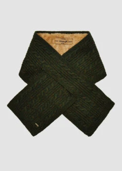 Dubarry Macroom Knitted Neck Warmer - Olive