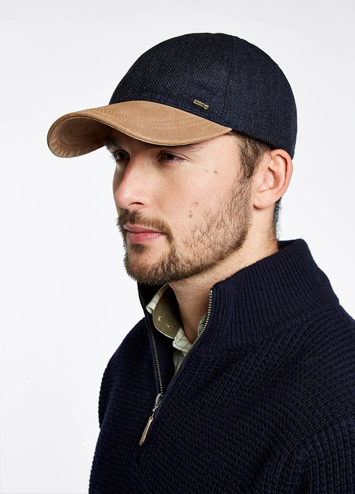 Dubarry Dowd Tweed Cap - Navy 5 Dubarry Dowd Tweed Cap - Navy - Image 3