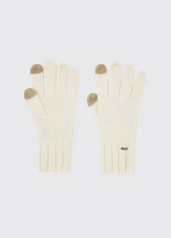 Dubarry Hayes Knitted Gloves - Chalk