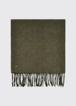 Dubarry Robinson Wool Scarf - Dusky Green