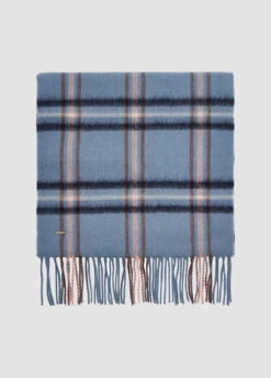 Dubarry Cullen Wool Scarf - Slate Blue